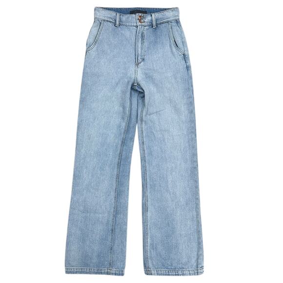 Joe's Jeans High Rise Wide Leg Ankle Jeans - Picture 1 of 7